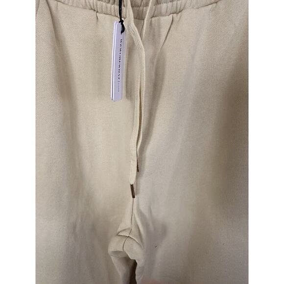 WeWoreWhat Off White lounge wear jogger sweatpants Size XS Color :Hay - Picture 8 of 9